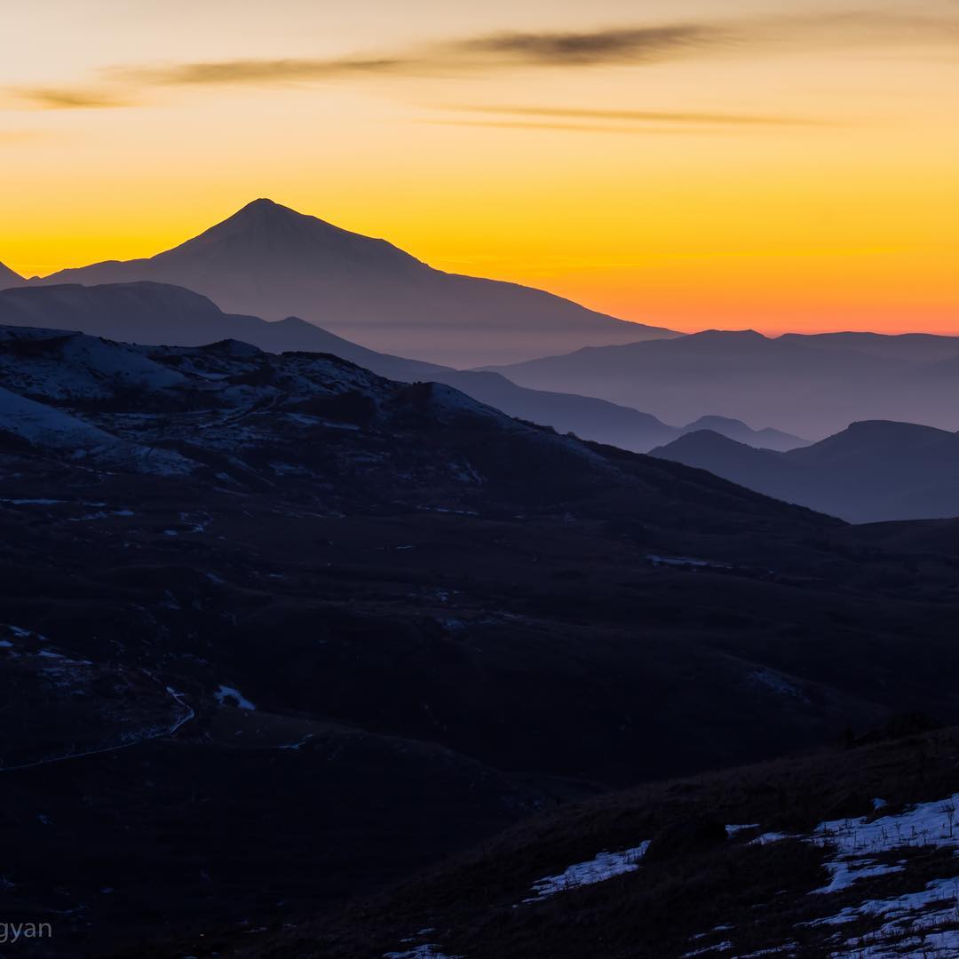 #Sunrise over mount #Ararat in #Armenia