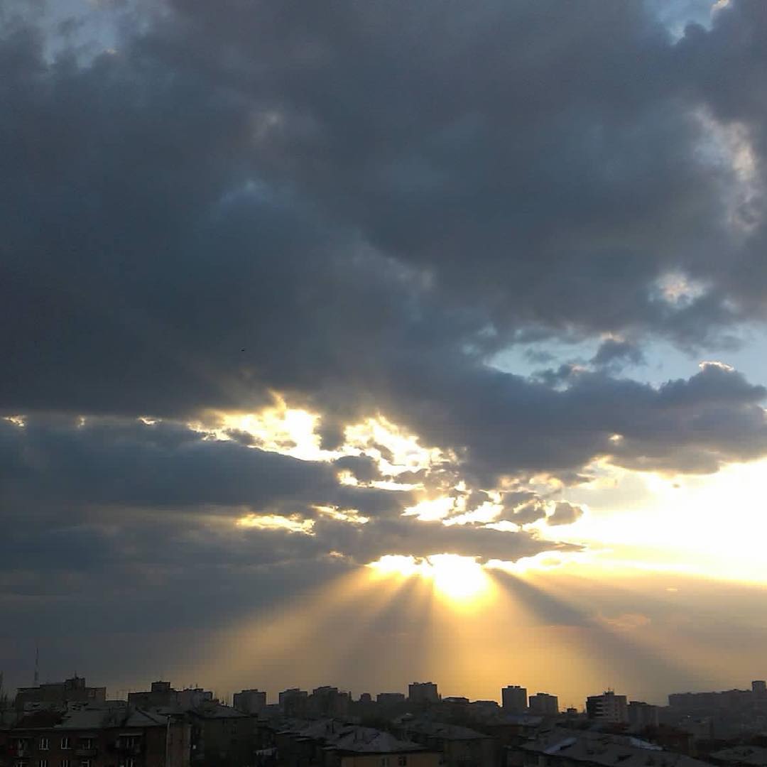 Sunset in #Yerevan